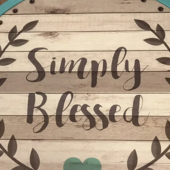Boston Warehouse “Simply Blessed”2017 Lazy Susan - Picture 2 of 5